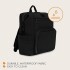 Mochila Maternal Cube Lionelo Negro