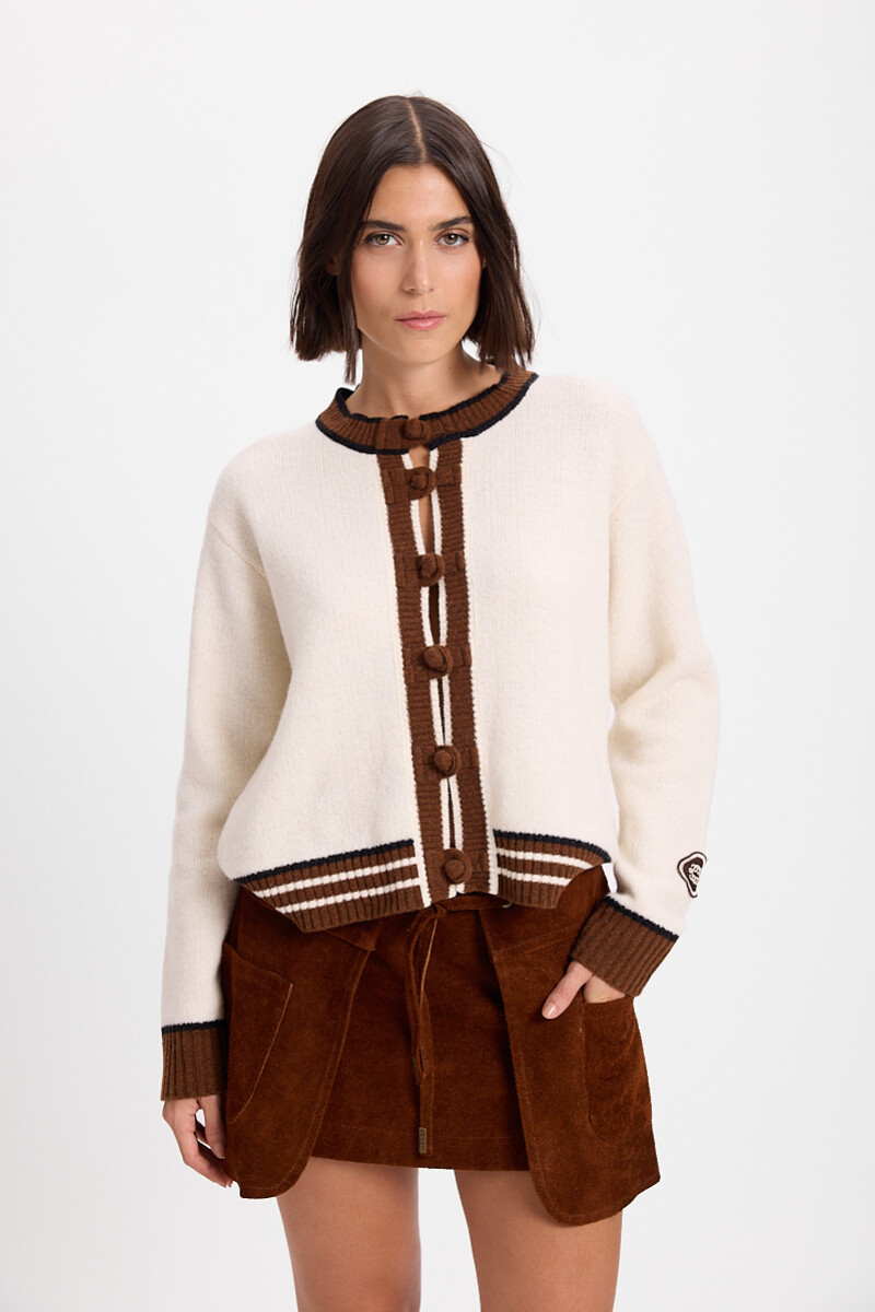 Mini Leather Capas Marron