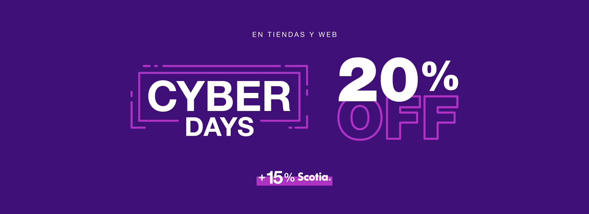cyber en tiendas y web