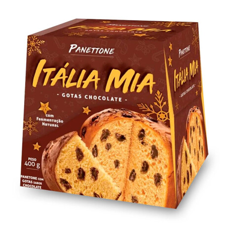 Panettone Italia Mia 400 Grs Chips de Chocolate