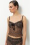 TOP FUJIAN Animal Print