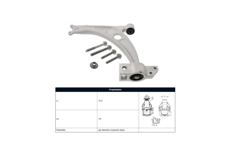 Parilla De Suspension Delantera Audi Q3 12-18 Der/Izq Parilla De Suspension Delantera Audi Q3 12-18 Der/Izq