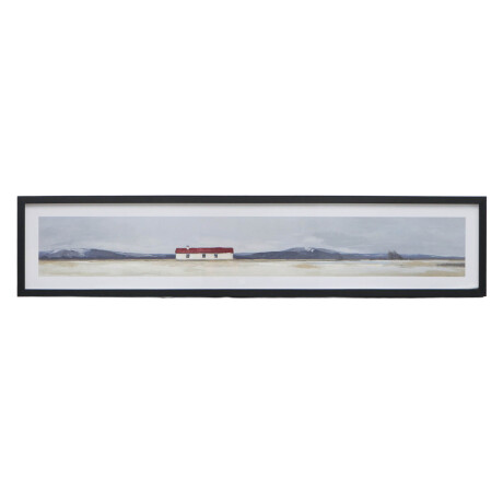 CUADRO HOUSE I, 25X125 CELESTE PAPEL F1A254239