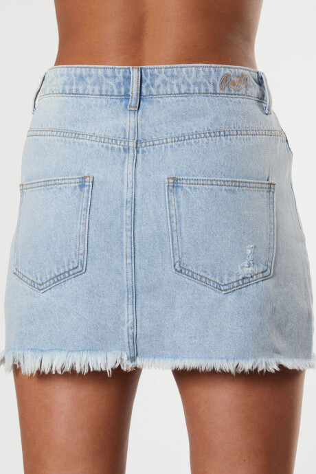 FALDA CORTA CARLINA RUSTY Azul Claro