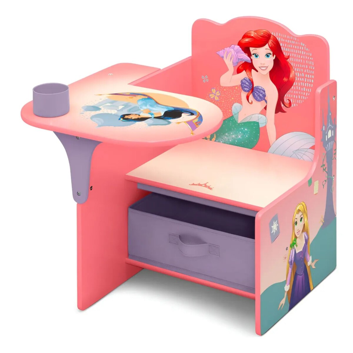 Escritorio infantil Disney con almacenamiento - Princesas 