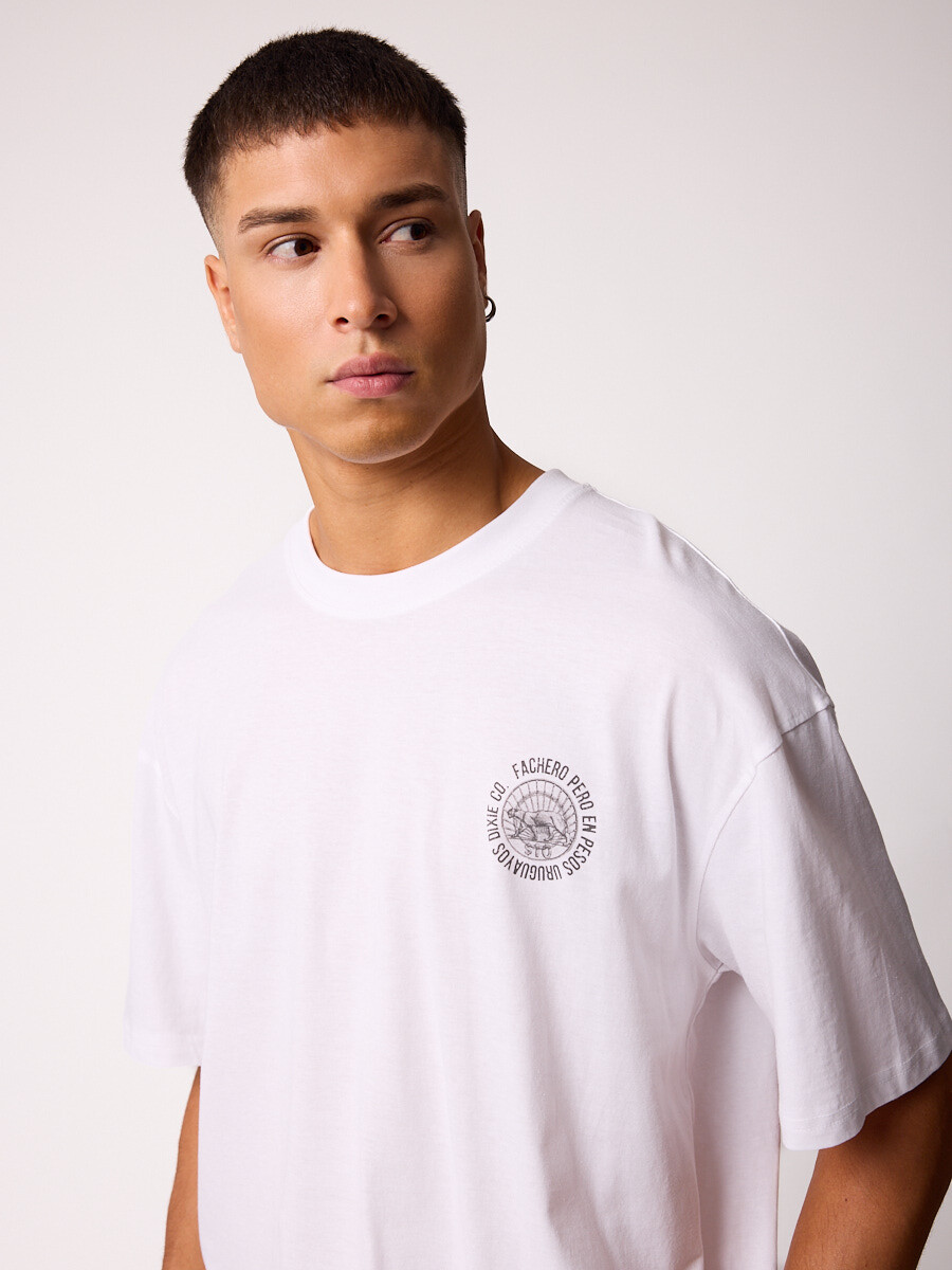 T-SHIRT JULAN DIXIE Blanco