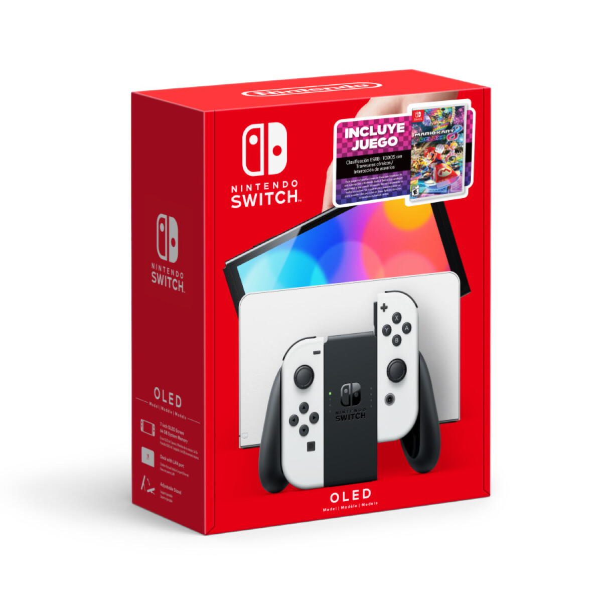 Nintendo Switch OLED + Mariokart 8 Deluxe físico 