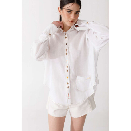 PRE VENTA CAMISA ONDA FRUIT Blanco