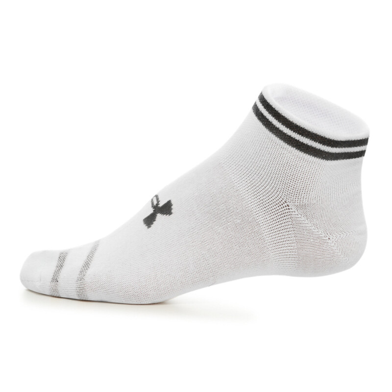 UA Essential Low Cut 3pk-BRN WHT-102