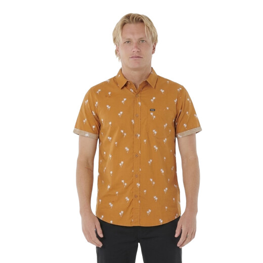 Camisa Rip Curl Paradise Palms - Mostaza Camisa Rip Curl Paradise Palms - Mostaza