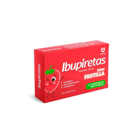 Ibupiretas sabor frutilla x10 comprimidos masticables Ibupiretas sabor frutilla x10 comprimidos masticables