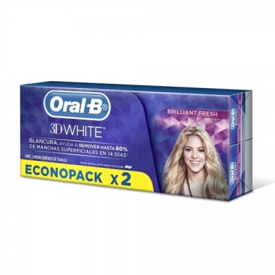 Pasta De Dientes Oral B 3d White 100 Grs 2 Uds. Pasta De Dientes Oral B 3d White 100 Grs 2 Uds.