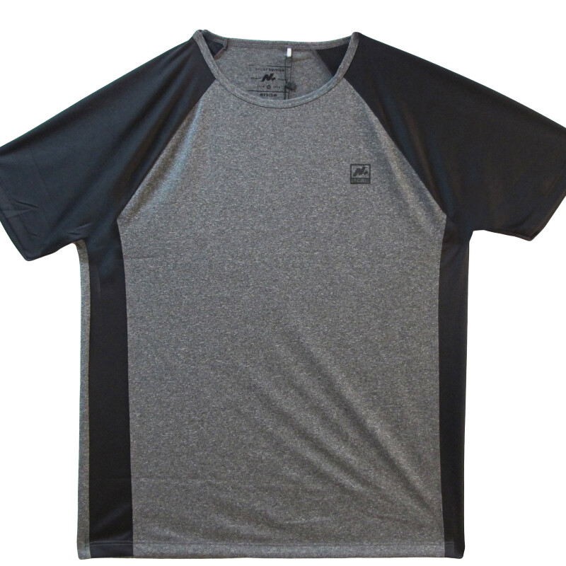 Remera de Hombre N+ Novak Gris - Negro