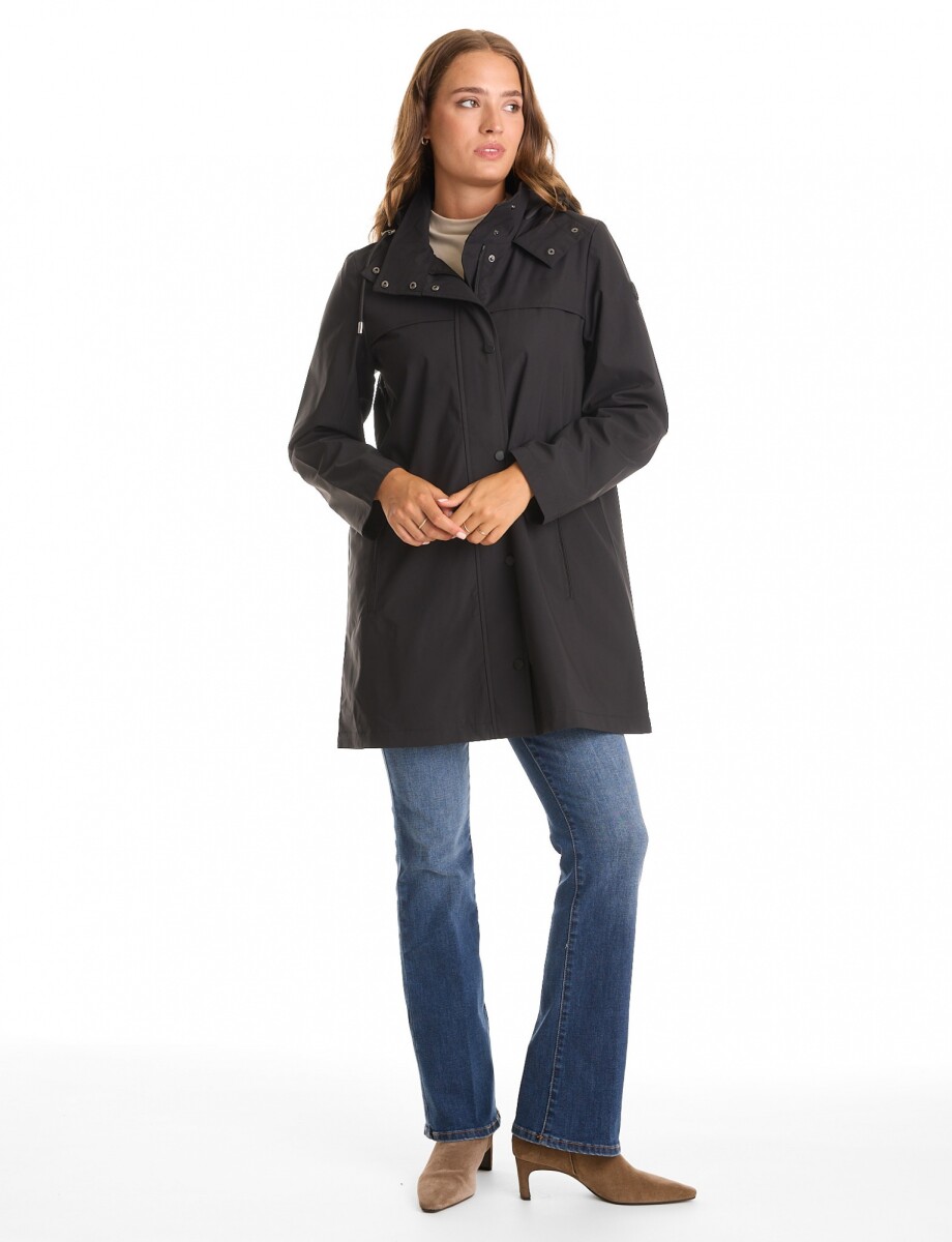 Gabardina Impermeable - Negro 