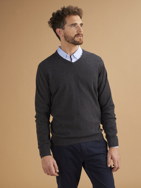 SWEATER HARLEM 4.0 GRIS OSCURO