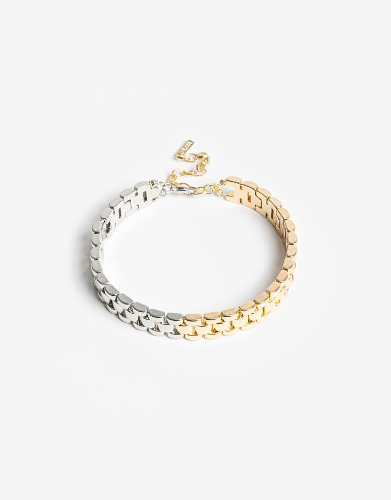 Chokers Metal Collar Chocker Biplating - Dorado