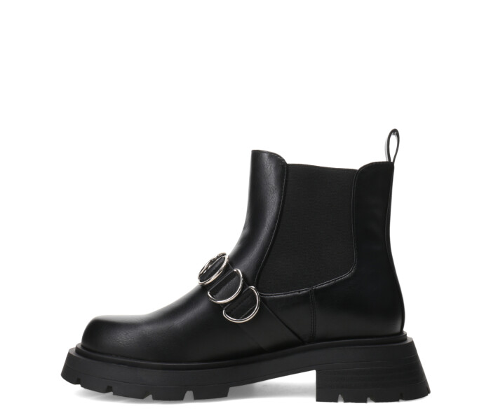Botas de Mujer Miss Carol Loto Chelsea Con Hebillas Negro