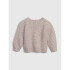 SHAKER PULLOVER PINK MULTI