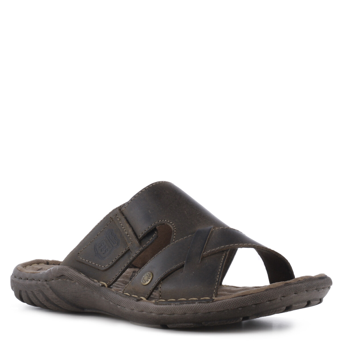 Sandalias de Hombre Freeway Casual - Marrón Capuchino (Cuero Graso) 