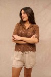 CAMISA LILIA CHOCOLATE CAMISA LILIA CHOCOLATE