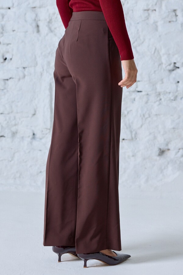 Pantalon Relaxed & Wide Leg MARRON