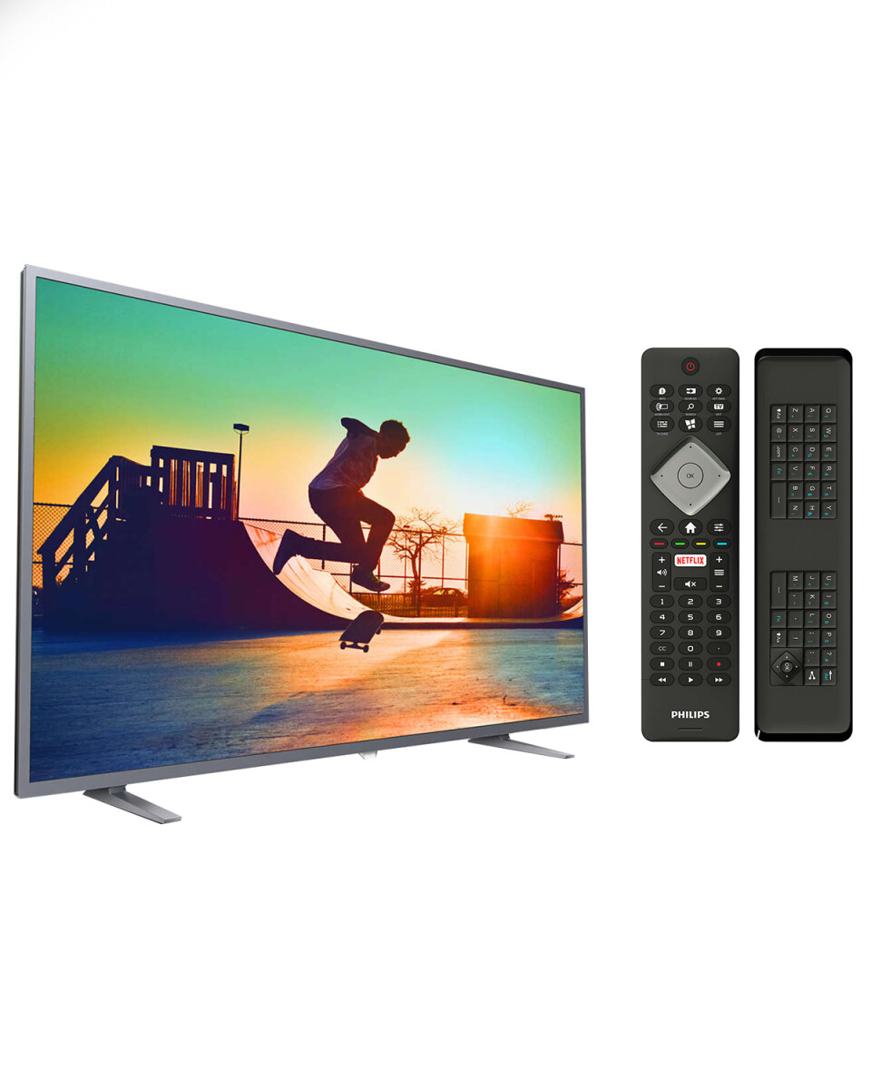 Smart Tv LED HDR+ Philips 4K con Ambilight 65" WiFi Control QWERTY 