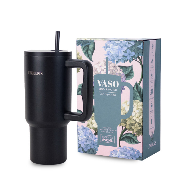 VASO TERMICO HYDRATE NEGRO