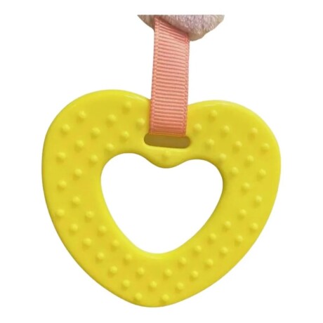 Colgante espiral sonajero unicornio rosa