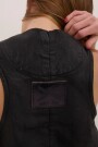 Chaleco Saman leather Negro