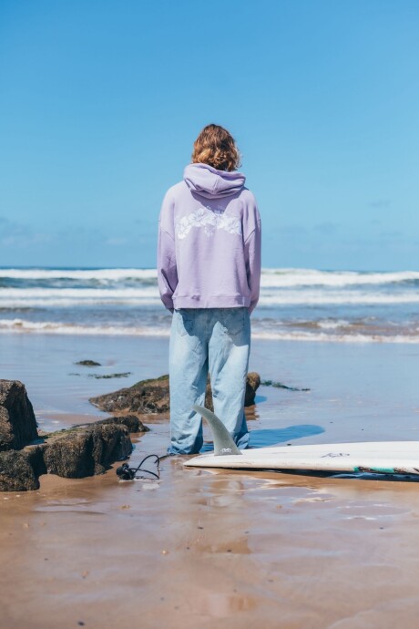 Hoodie Waikiki Bordado / Lila - Preventa U
