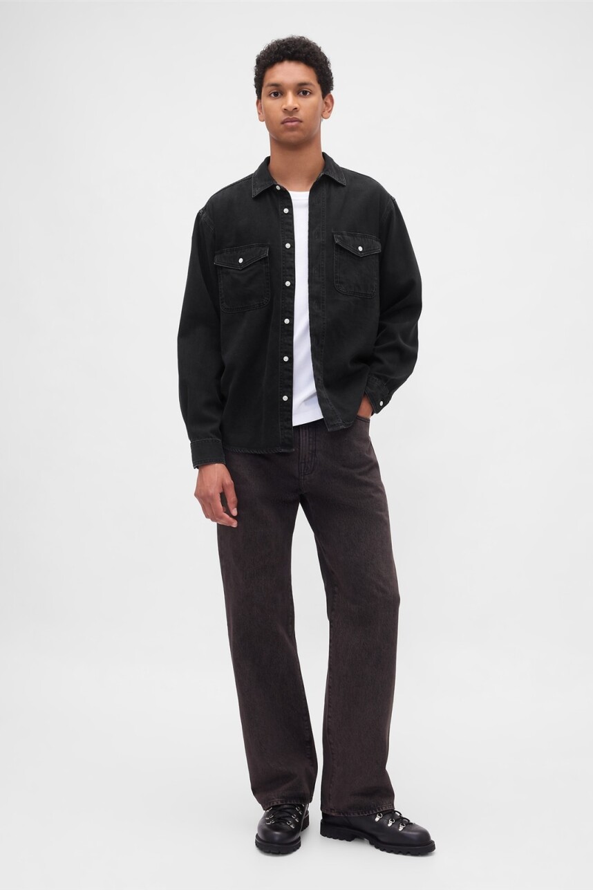 Camisa De Jean Ultrasoft Hombre Black 1