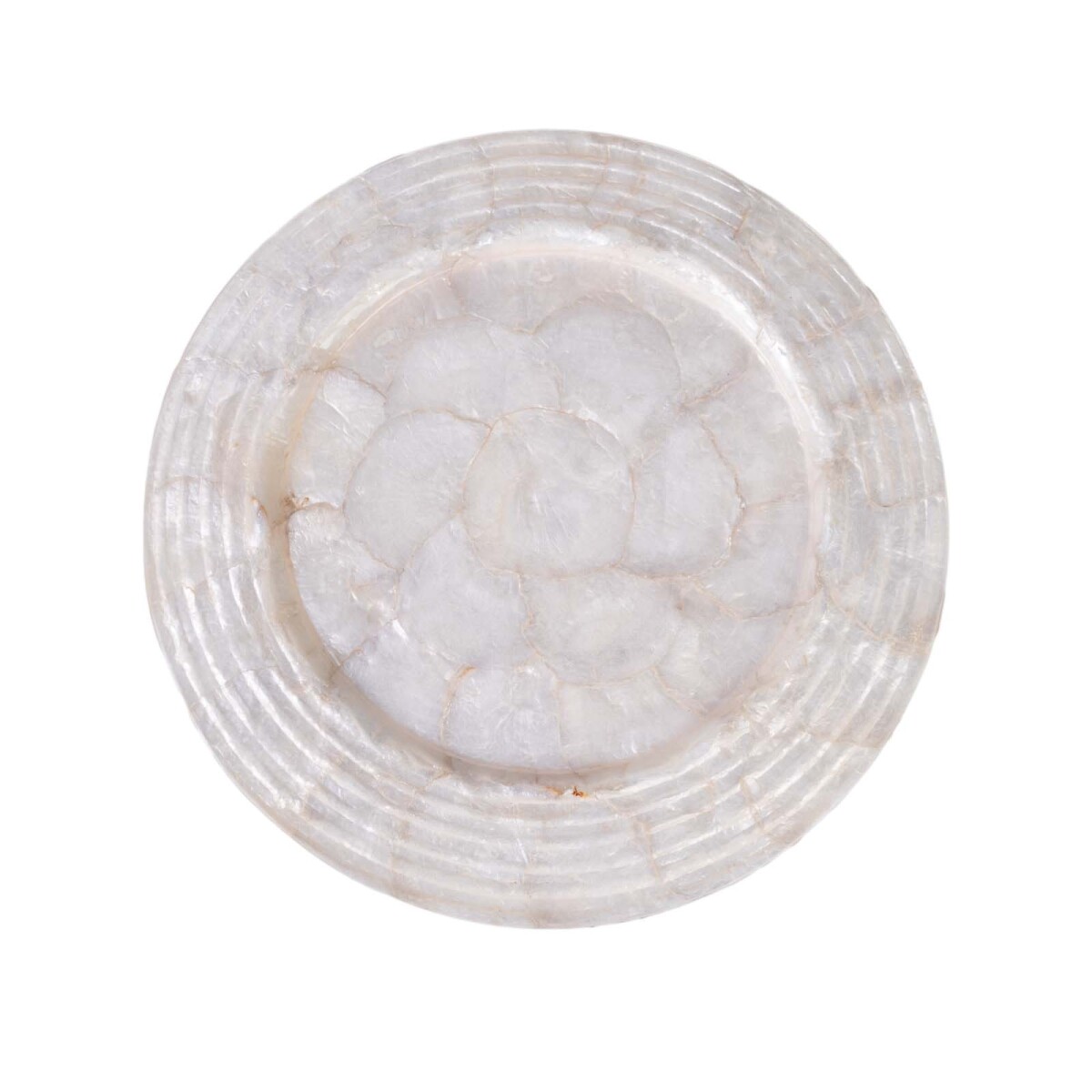 PLATO DE SITIO - NACAR NATURAL-BEIGE CPCS 2406 