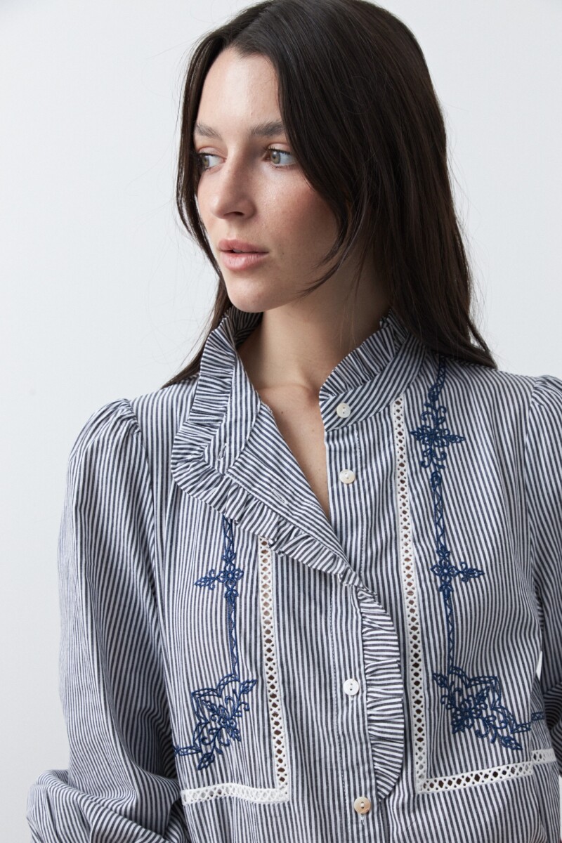 CAMISA SONO Negro/Blanco