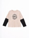 REMERA NATO PRINT BEIGE (V)