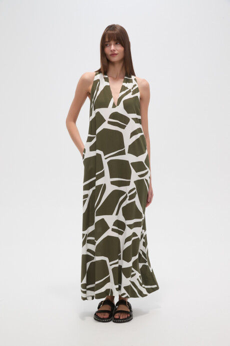 Vestido Saril Estampado 2