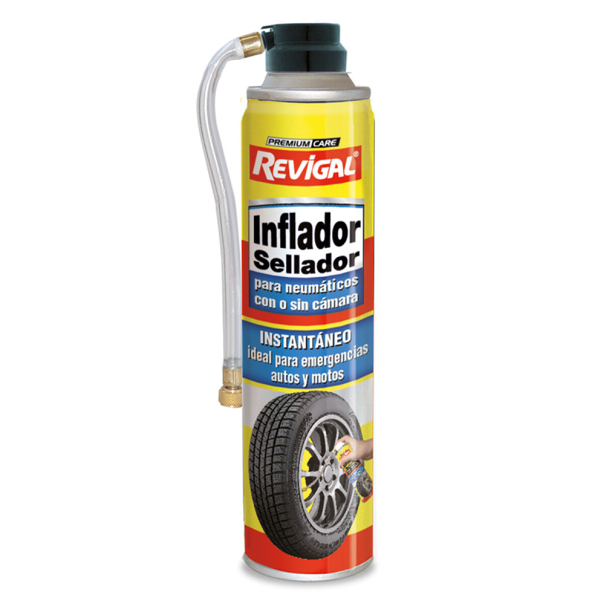 QUIMICOS VARIOS - INFLADOR SELLADOR DE NEUMATICOS 420CC REVIGAL 