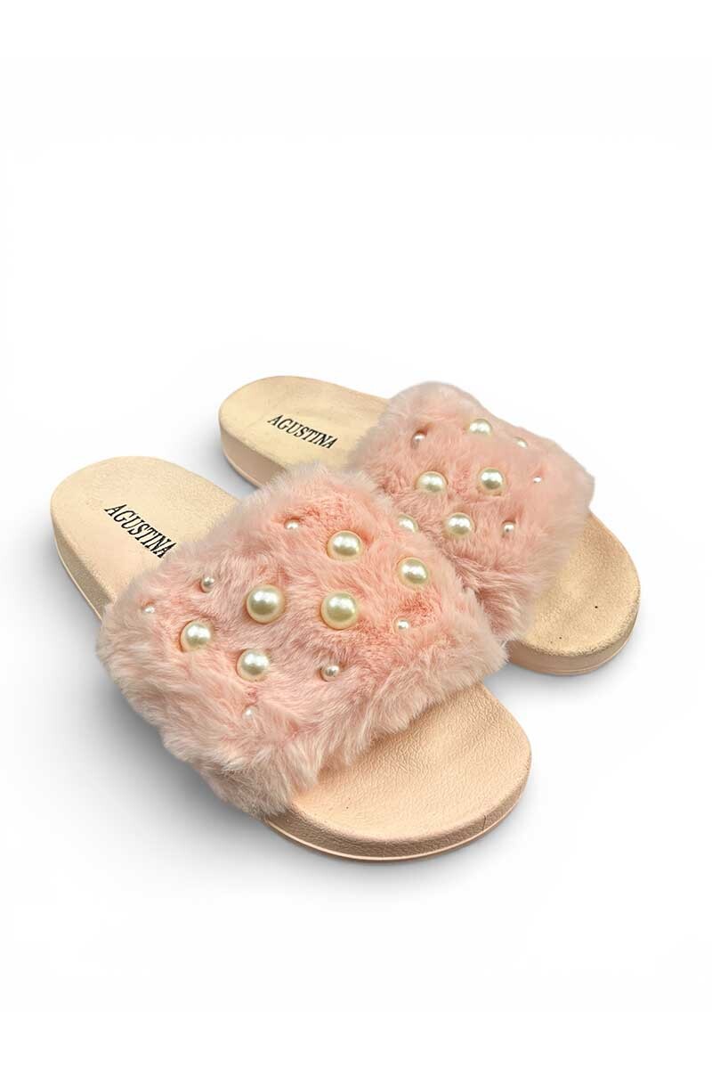 SANDALIA FAJA PELUDITA PERLAS KIDS 