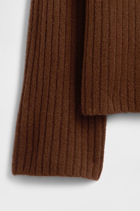 Buzo Polera Mujer Dark Brown 1