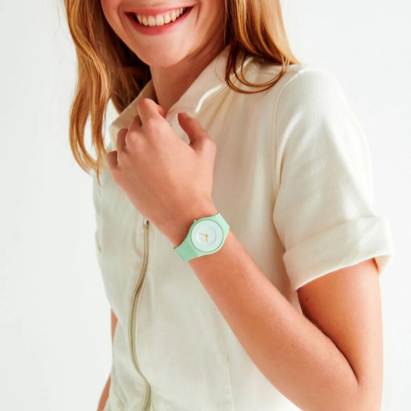 Reloj Swatch Caricia Verde de silicona SS09G101 Reloj Swatch Caricia Verde De Silicona Ss09g101