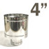 Sombrete De Acero Inoxidable Tromen 4" SOMBRERETE TROMEN 4" INOXIDABLE 32113