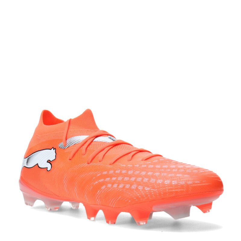 Championes de Hombre Puma Futbol 11 Future 9 Match Fg/Ag Anaranjado - Blanco