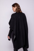 PONCHO RISSO Negro