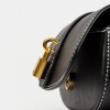 Mini Bag Celina en Efecto Cuero Liso Negro