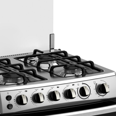 Cocina a Gas Midea con Grill MFO24AMB-MGESL Inox