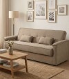 Sofa Cama Daniela 3 Cuerpos Marron