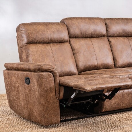 Sillón Reclinable Thomas 3 Cuerpos Choco Chocolate