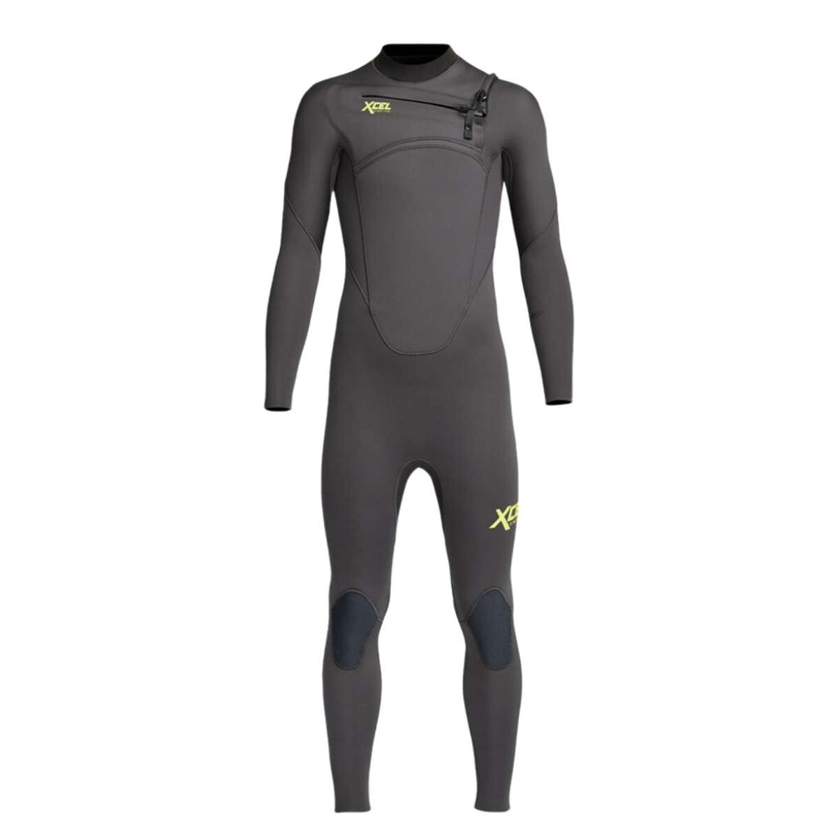 Traje Niño Xcel Comp 3/2 mm Chest Zip - Gris 