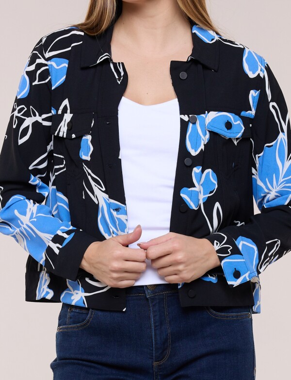 Camperita Liviana Estampada NEGRO/MULTI