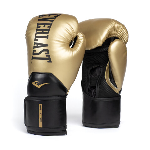 Guantes de Boxeo Elite 2 Negro Everlast Amarillo