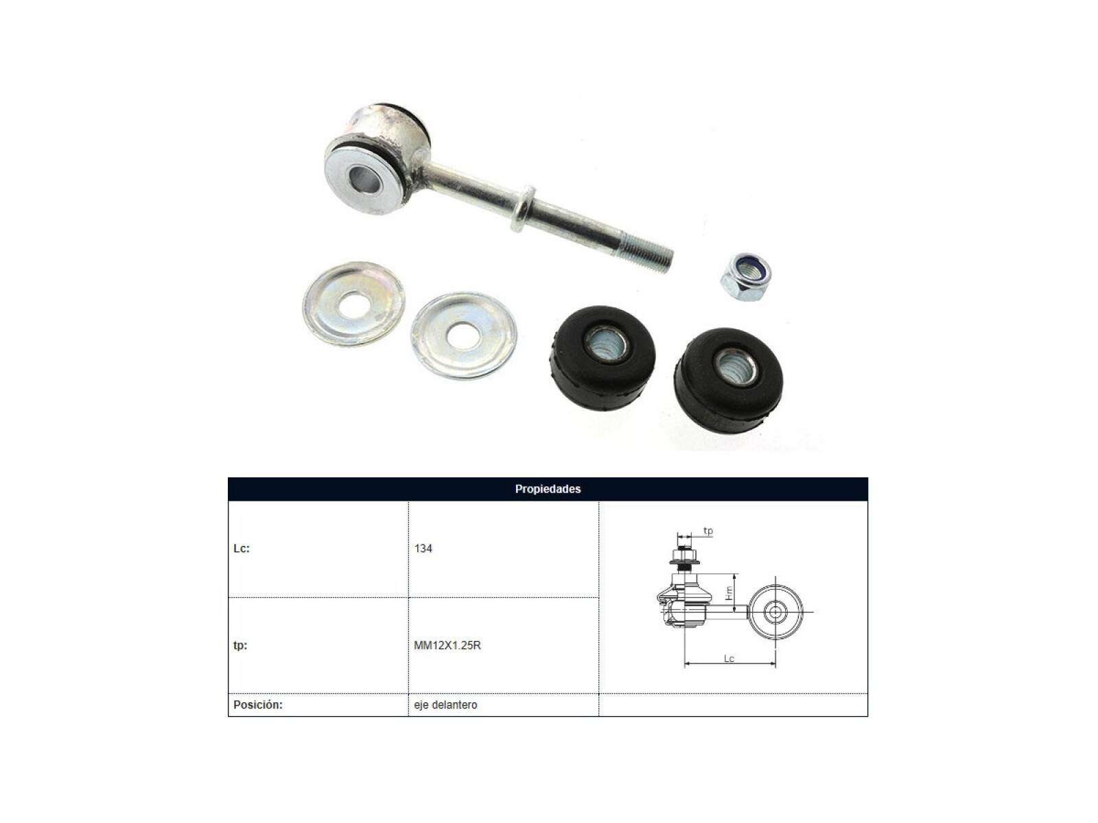 Bieleta Fiat Ducato, Peug Boxer 87-25 Der/Izq 
